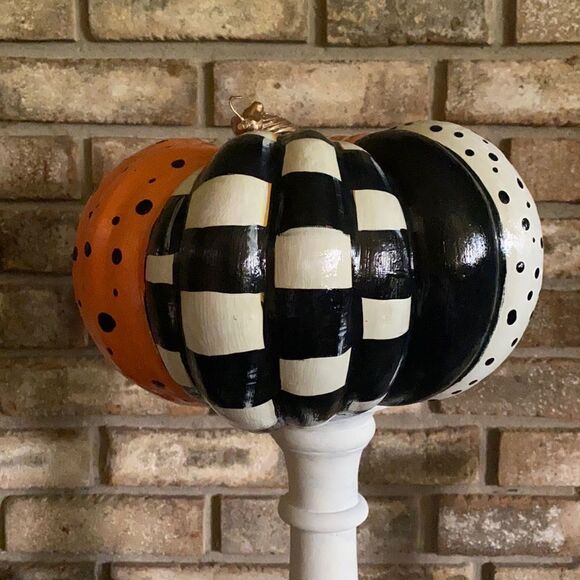 COPY - Courtly Check 12” Pumpkin - Picture 3 of 8